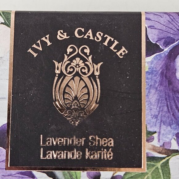 Ivy & Castle Luxury Soap 10.5 oz Lavender Extract Shea Butter New Sealed - Picture 2 of 10